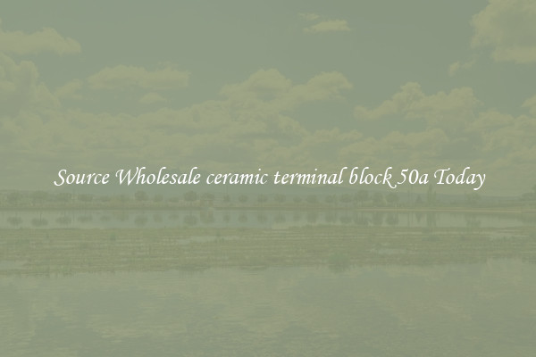 Source Wholesale ceramic terminal block 50a Today