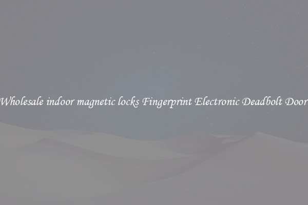 Wholesale indoor magnetic locks Fingerprint Electronic Deadbolt Door 