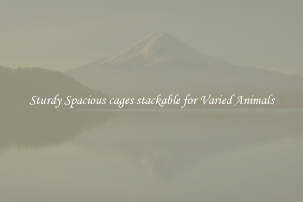Sturdy Spacious cages stackable for Varied Animals