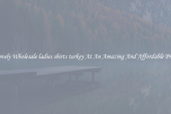 Lovely Wholesale ladies shirts turkey At An Amazing And Affordable Price