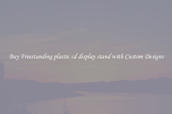 Buy Freestanding plastic cd display stand with Custom Designs