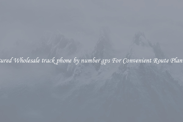 Featured Wholesale track phone by number gps For Convenient Route Planning 